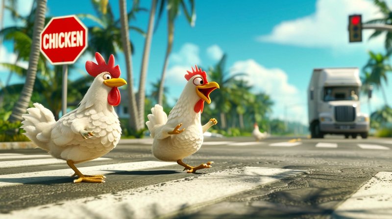 Chicken road in Spain